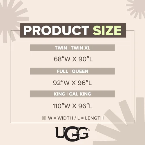 Miniatura 8 de UGG Edredón Full/Queen con Inserto de Relleno de Plumón, Refrescante, Ligero, Alternativa al Plumón, Hipoalergénico, Lavable, Acolchado, Esponjoso