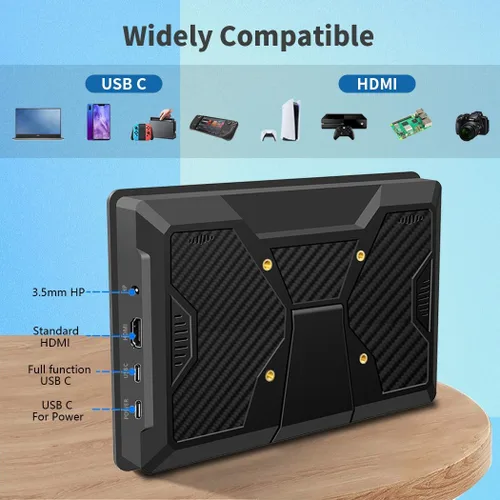 Miniatura 5 de Monitor portátil con pantalla táctil, monitor externo 1080P de 15.6 pulgadas con lápiz óptico MPP incluido, IPS, FHD, 100% sRGB, 400 nits, soporte
