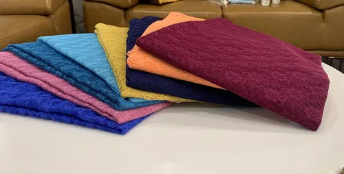 Miniatura 8 de MDS® Paquete de 5 telas de encaje de 44 pulgadas de ancho, patrón floral suave Rachelle ribete de encaje, material multiusos para costura