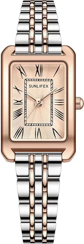 Miniatura 5 de Watches for Women Vintage Bracelet Roman Dial Rectangular Case Silver Watch Waterproof