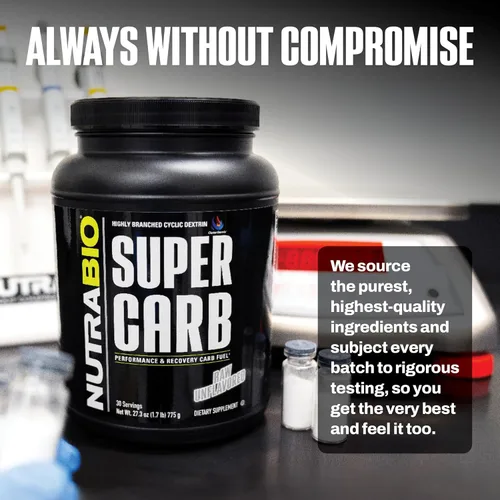 Miniatura 6 de NutraBio Super Carb, Polvo de Carbohidratos con Dextrina en Racimo y Electrolitos, Polvo de Suplemento de Carbohidratos Avanzado para Combustible