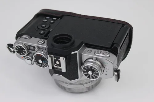 Miniatura 8 de Funda Z fc Zfc, BolinUS hecha a mano de piel sintética para cámara de cuerpo completo para Nikon Z fc Zfc con versión de apertura inferior de lente