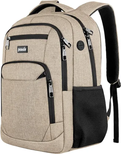 Miniatura 14 de Paude Mochila escolar, mochila de viaje para laptop de 17.3 pulgadas, mochila para adolescentes y niños, mochila universitaria con puerto de carga