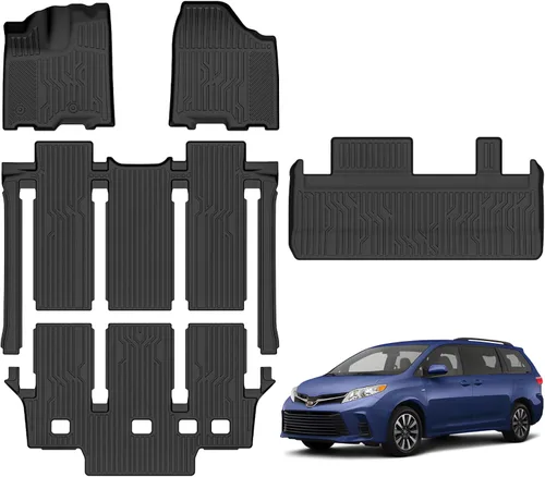 Miniatura 12 de Alfombrillas de piso para Lexus RX 2010-2015 mejoradas para todo tipo de clima, revestimientos de suelo TPE aptos para Lexus RX350/RX450h 1ª y 2ª