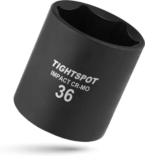 Miniatura 9 de TIGHTSPOT 1/2 Pulgada de transmisión - Vaso de impacto profundo de 36 mm con diseño de 6 puntos anti-redondeo, acero CRMO tratado térmicamente