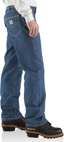 Miniatura 2 de Carhartt Jeans de mezclilla resistentes al fuego para hombre, ajuste relajado