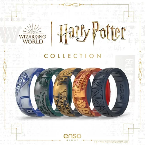 Miniatura 2 de Enso Rings Wizarding World of Harry Potter Collection - Cómodos anillos de silicona