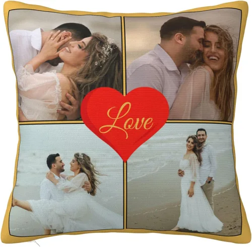 Miniatura 14 de Funda de almohada personalizada con fotos con collage de Best Mom Ever, funda de cojín personalizada para el día de la madre, aniversario, boda, 6