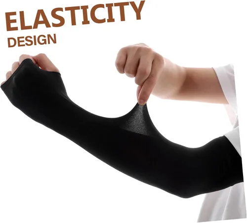 Miniatura 4 de Mangas largas para coderas, protección solar para hombres y mujeres, protector de brazo deportivo, Color Variado