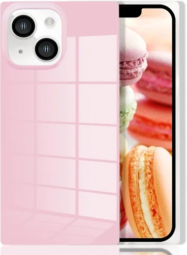 Miniatura 12 de Compatible con Neon Phone Rectangle iPhone 14 Funda para mujer, diseño de lujo de fluorescencia brillante, flexible, suave, delgada, de gel de goma