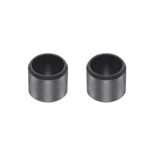 Miniatura 20 de uxcell Rodamientos de manga 0.197 in Diámetro 0.276 in OD 0.315 in Longitud POM Envueltos Bujes sin aceite Negro 2pcs