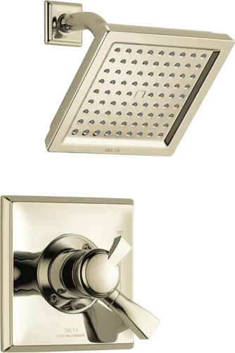 Miniatura 11 de Delta Faucet Dryden Serie 17 Kit de molduras de ducha de doble función con cabezal de ducha de un solo rociador, inoxidable, flujo de agua de 2.0
