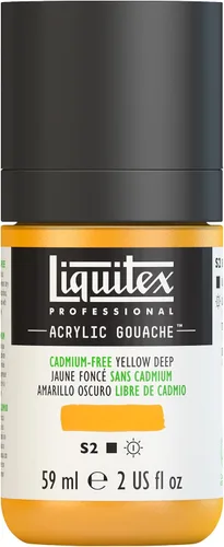 Miniatura 19 de Liquitex Professional - Gouache acrílico profesional, botella de 2 onzas (59 ml), blanco titanio