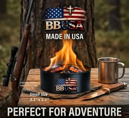 Miniatura 7 de Campfire in a Can - Made in USA - Portable Mini Fire Pit for Marshmallows & S’Mores - Hiking, Backpacking, Hunting, Fishing & Camping - Tactical