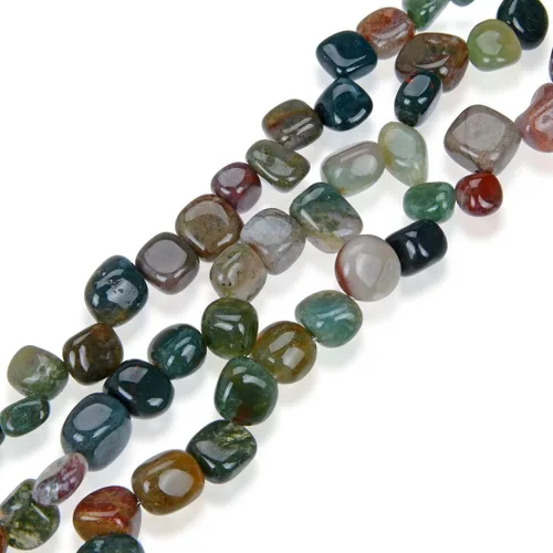 Miniatura 32 de Adabele GZ6-45 - Cuentas sueltas Keishi de pétalos de amazonita natural de 15 pulgadas a 0.787 in, forma libre, para hacer joyas artesanales