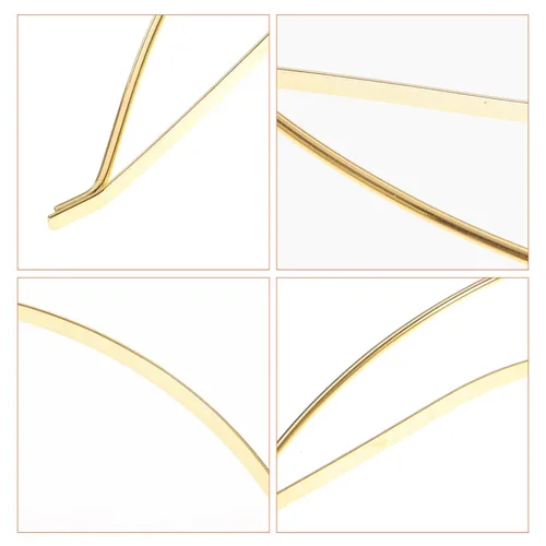 Miniatura 6 de FOMIYES Tocado dorado para boda de ángel, accesorios de material metálico para mujer