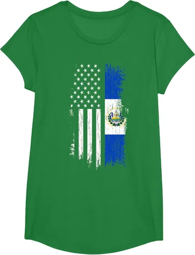 Miniatura 52 de Camiseta de la bandera de Estados Unidos salvadoreño - Camiseta de El Salvador USA