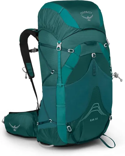 Osprey Eja 48 Mochila ultraligera para mujer Verde azulado profundo