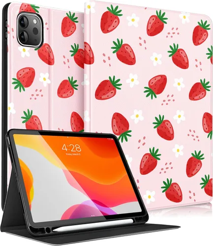 Miniatura 11 de Uppuppy Funda para iPad Air de 11 pulgadas (M2/M3), Air 5ª/4ª Generación 10.9, Pro 11'' Funda Linda para Niños Mujeres Niñas Folio Esqueleto 2-sí