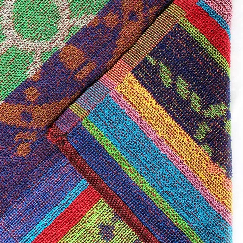 Miniatura 3 de Ipanema - Toalla de playa de viaje jacquard de rizo de 30 x 60 pulgadas, diseños surtidos, delfín, conchas marinas, peces, vela, 100% algodón