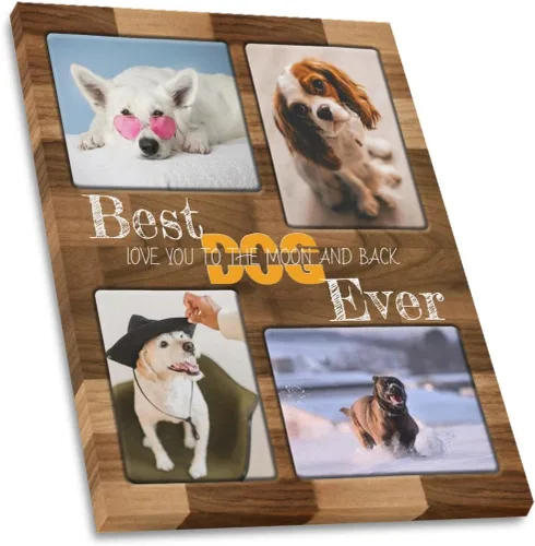 Miniatura 7 de SHIYEL - Impresiones personalizadas en lienzo con foto, regalos de cumpleaños personalizables para tía de sobrina o sobrino, crea un lienzo de pared
