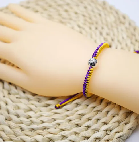Miniatura 14 de MANYC Basketball Bracelets Adjustable for Boys, Girls, and Adults Handmade Gifts for Basketball Players