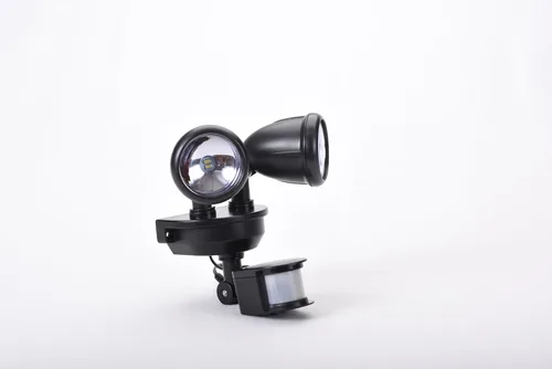 Miniatura 4 de Maxsa 44215 - Luz solar de doble cabeza activada por movimiento en color negro 8.50x8.00x7.50