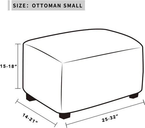 Miniatura 3 de Easy-Going Ottoman S Bundles Funda para silla