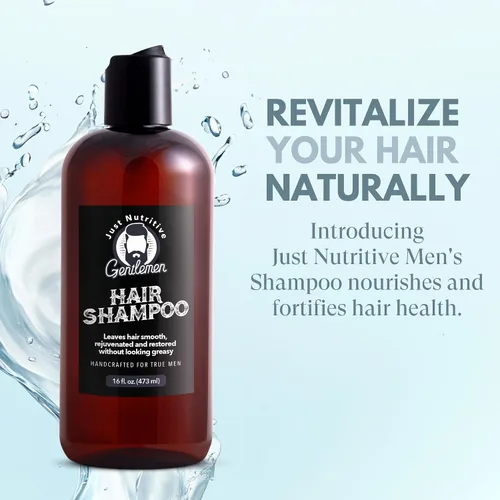 Miniatura 3 de Just Nutritive Champú para el cabello Caballeros El mejor champú hecho para hombres