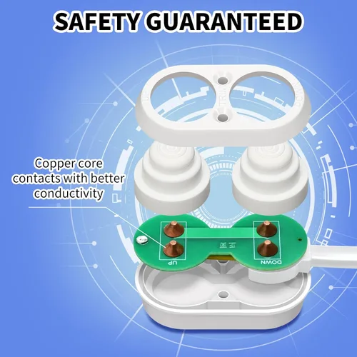 Miniatura 3 de Interruptor de ajuste para barco, Haoguo Tilt con IP67 impermeable, adecuado para barcos de pesca, yates, barcos, color blanco