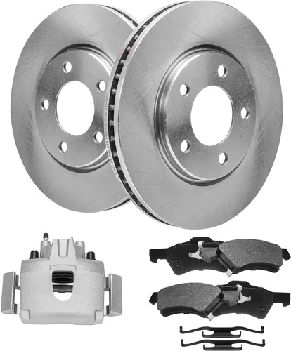 Miniatura 57 de Detroit Axle - Rotores de freno para Chrysler 200 2015 2016 2017, Rotores de freno de disco de reemplazo: 12.01" pulgadas delantero y 10.95