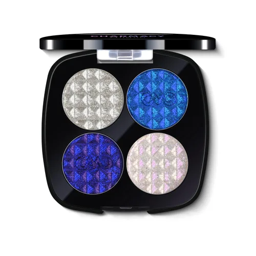 Miniatura 28 de CHARMACY Sombra de ojos multicromática con purpurina, sombra de ojos brillante con pigmentación intensa, sombra de ojos con acabado duocromático