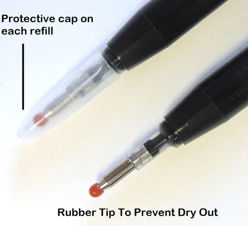 Miniatura 2 de Recambio de tinta de gel de 3 iones [embalaje a granel] compatible con Cross ION, Roadster, Vice, Penatia Gelicious, Sheaffer ION y Matrix, tinta