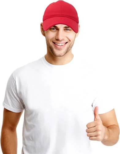Miniatura 61 de DALIX Gorra de béisbol para papá, lisa, para hombre, mujer, algodón, ajustable, en blanco, sin estructurar, suave
