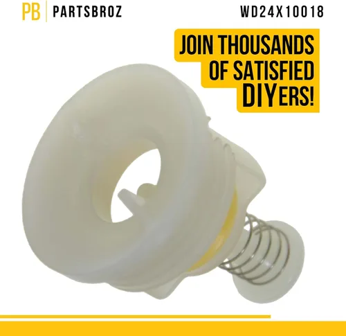 Miniatura 5 de PartsBroz WD24X10018 - Conjunto de pistón y tuerca, compatible con lavavajillas General Electric Kenmore Hotpoint Amana, reemplaza a AP2617344