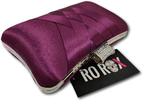Miniatura 2 de Ro Rox Francesca - Bolso de mano estilo retro vintage con cristal para fiesta de fiesta