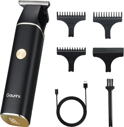Recortadora de pelo para hombres, recortadora de barba para hombres profesionales, afeitadoras eléctricas sin huecos, cortadores de cuchillas en T