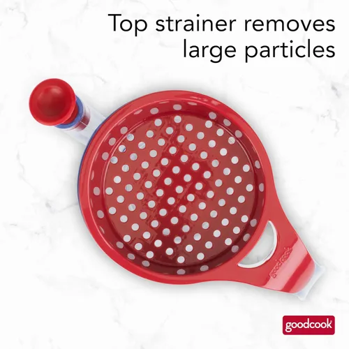 Miniatura 3 de GoodCook Separador de grasa diario para cocinar, separador resistente al calor de 2 tazas con boquilla de vertido, separador de grasa de liberación