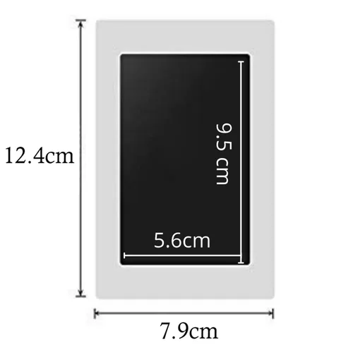 Miniatura 2 de Kit de toallitas para huellas de recién nacidos, sin tinta, sin tinta, para regalo (color negro/rosa, paquete de 4)