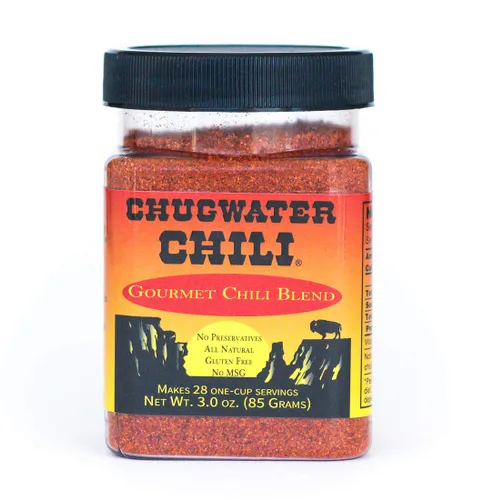 Chugwater Chili Mezcla de condimentos gourmet de chile y condimento para tacos | Tina de 3 onzas | Receta de chile del Campeonato Estatal de Wyoming