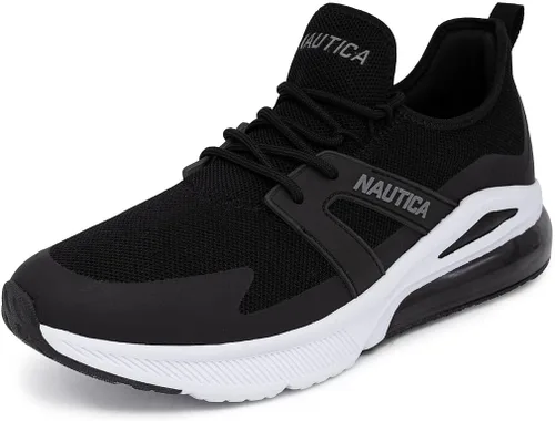 Nautica Tenis deportivos para hombre Air Cushion con cordones Calzado deportivo ligero y cómodo para uso diario y entrenamiento de fitness