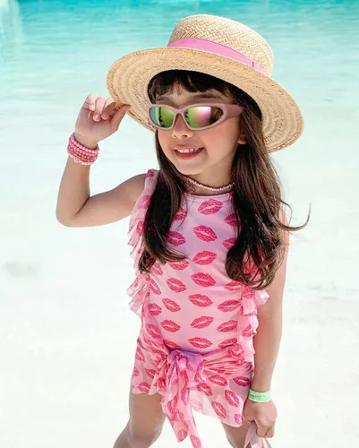 Miniatura 2 de GUVIVI Gafas de sol para niños con correa envolvente, gafas de sol futuristas para niños y niñas, persianas ovaladas de 4 a 12 años