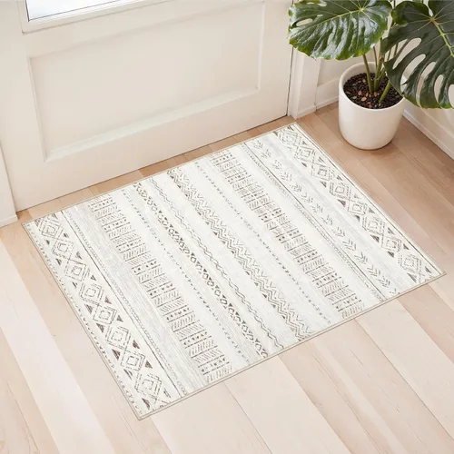 Miniatura 90 de Alfombra grande para sala de estar de 5 x 7: Alfombras marroquíes bohemias, suaves, lavables a máquina, para dormitorio, debajo de la mesa