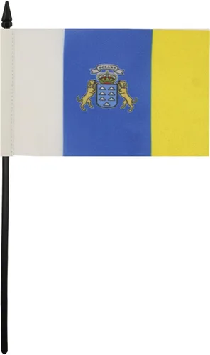 Miniatura 3 de Bandera de mesa de Andalucía 4'' x 6'' - Bandera de escritorio de la región española de Andalucía 5.9 x 3.9 in - Barra y base de plástico negro - AZ