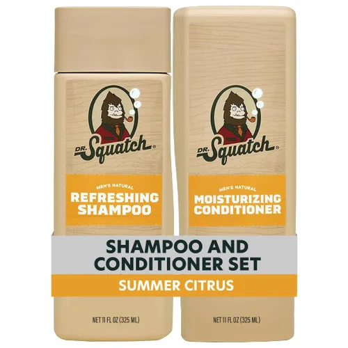 Miniatura 11 de Dr. Squatch Paquete de Cabello Natural para Hombres - Cabello Saludable y de Aspecto Abundante - Champú de Alquitrán de Pino (8 fl oz)