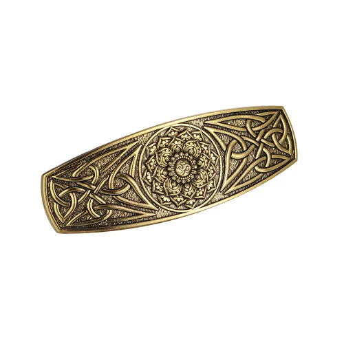 Miniatura 14 de TEAMER Moda vintage nudo celta clip de pelo pasadores de metal accesorios para el cabello patrón grabado headwear styling para las mujeres Águila