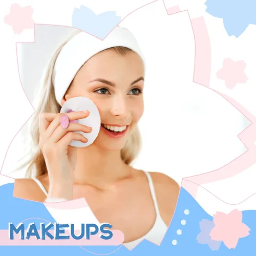 Miniatura 5 de Zopeal Kit de soplo de polvo para polvo, contenedor de cosméticos para el cuerpo, contenedor suave para bebés y mujeres, viaje a casa, caja