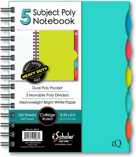Miniatura 28 de Cuaderno de notas IQ Subject con espiral
