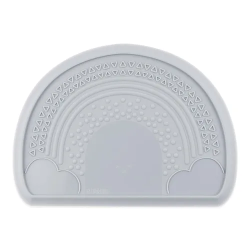 Bumkins Mantel individual sensorial de silicona para bebés, para bebés y niños pequeños, tapete de succión para restaurantes, sillas altas y mesas,