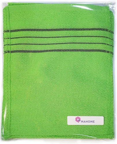 Miniatura 2 de Toalla exfoliante coreana de baño (verde) _5 piezas